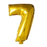 WeFiesta Foil balloon 7 gold | 40cm