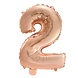 WeFiesta Folienballon 2, roségold | 40 cm