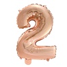 WeFiesta Folienballon 2, roségold | 40 cm WeFiesta Folienballon 2, roségold | 40 cm