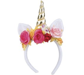 Boland Einhorn-Tiara mit goldenem Horn | pro Stück