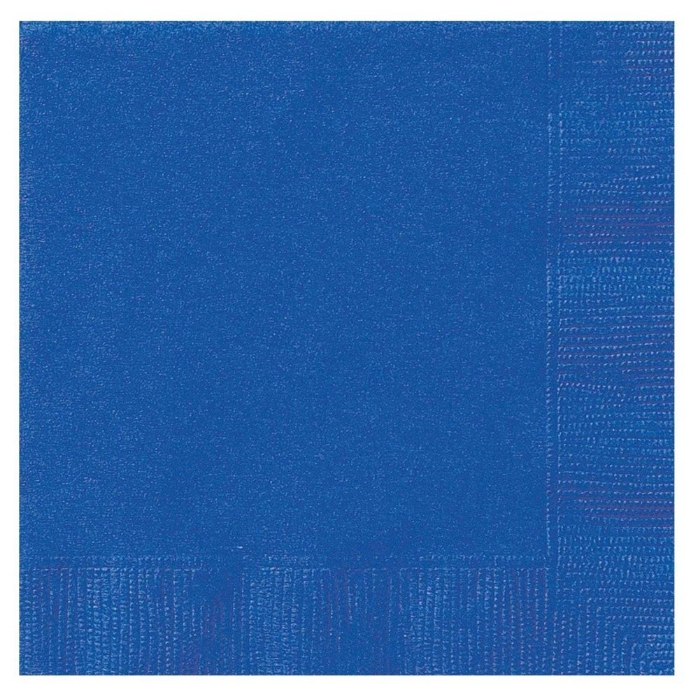 Unique Party Blaue Servietten 33x33cm | 20 Stück