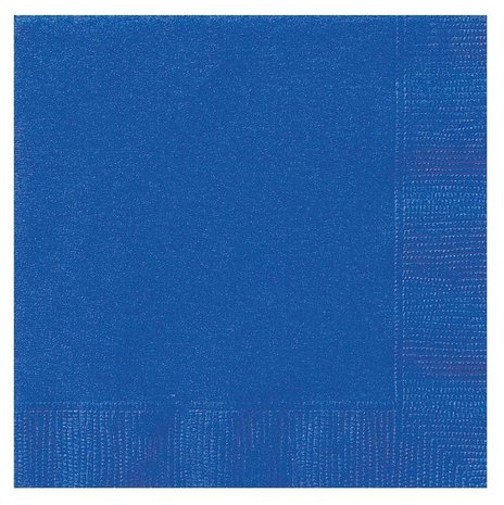 Unique Party Blue Napkins 33x33cm | 20 pieces