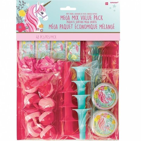 Riethmüller Magical Unicorn Party Favors | 48-piece