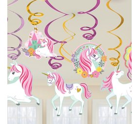 Riethmüller Licorne magique à suspendre, décoration 60 cm | Lot de 12