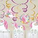 Riethmüller Licorne magique à suspendre, décoration 60 cm | Lot de 12