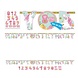 Amscan Magical Unicorn - Eenhoorn Leeftijds letterslinger | 320cm Amscan Magical Unicorn - Eenhoorn Leeftijds letterslinger | 320cm