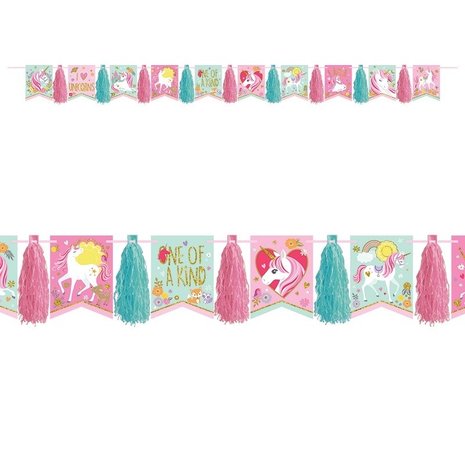 Riethmüller Magical Unicorn Garland with Tassels 304cm | per piece