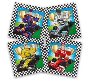Folat Servietten Formula 1, 33 x 33 cm – 20 Stück