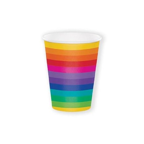Beker Regenboog kleuren 350 ml | 8 stuks Beker Regenboog kleuren 350 ml | 8 stuks