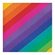 Creative Converting Rainbow Napkin 33x33cm | 16 pieces