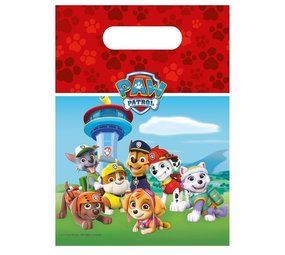 Procos Party Paw Patrol Geschenktüten 17x24cm | 6 Stück