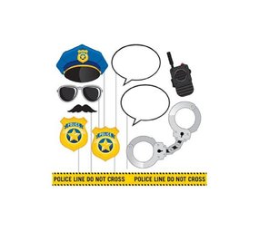 Creative Converting Accessoires de photomaton Police