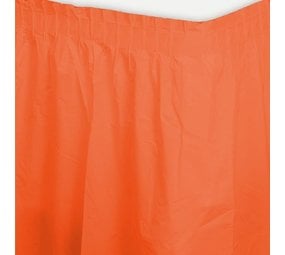 Unique Party Oranje Tafelrok 73cm x 426cm | per stuk