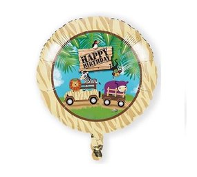 Safari-Abenteuer-Folienballon 45 cm | pro Stück