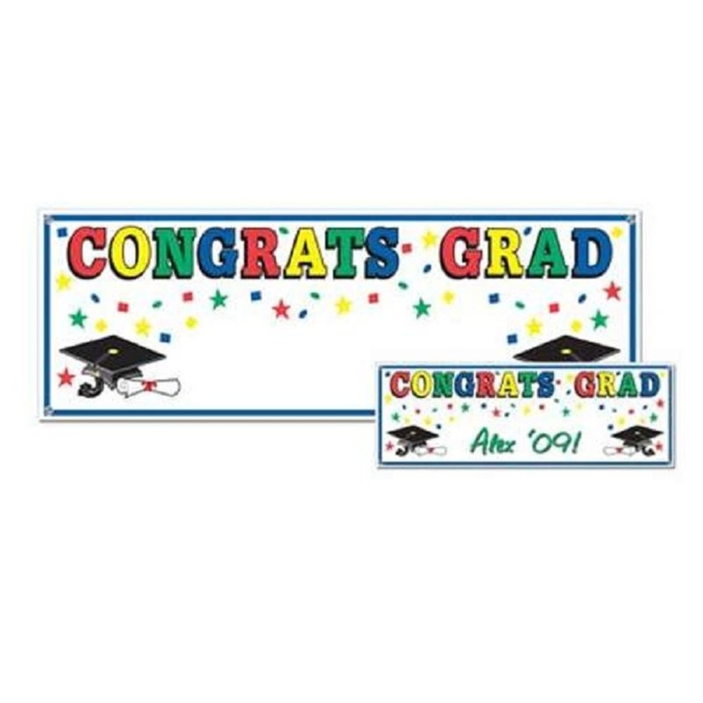 Tuf-Tuf Affiche géante Félicitations Diplômé | 152 x 53 cm
