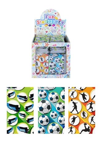 Henbrandt Football Notebook 5.5x9cm | 12 pieces