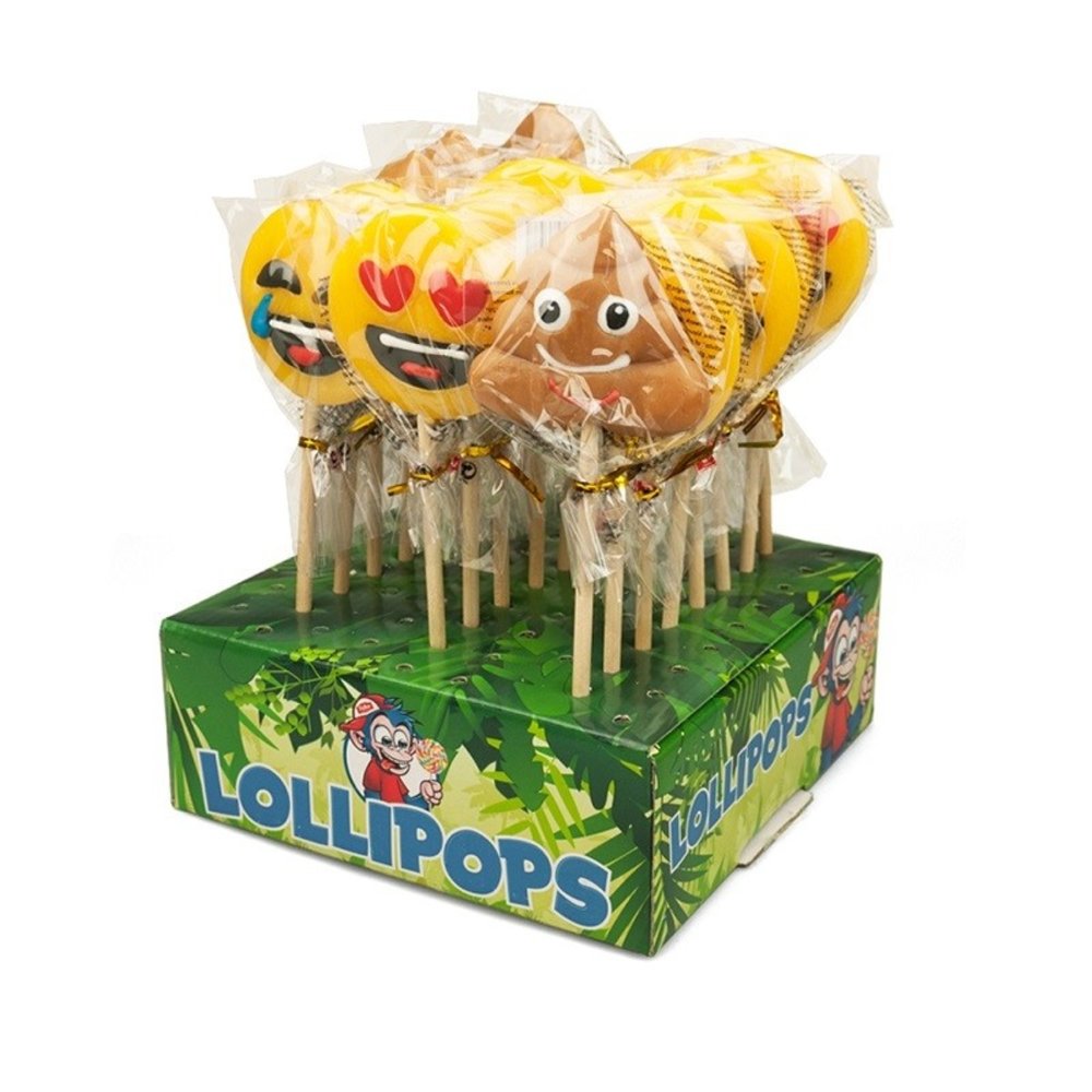 Felko Lollipop Emoji XL 40 Gramm | pro Stück