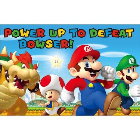 Amscan Super Mario Bros Spel | per stuk Amscan Super Mario Bros Spel | per stuk