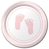 Tableau d'empreintes de pieds de bébé fille 22 cm, 8 pièces Tableau d'empreintes de pieds de bébé fille 22 cm, 8 pièces