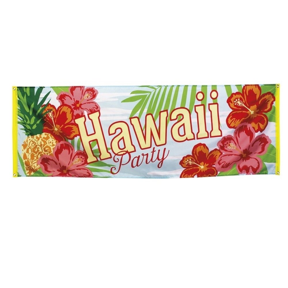 Banner – Hawaii-Partyflagge 74 x 220 cm