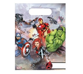 Procos Party Mighty Avengers Loot Bags 16x23cm | 6 Stück