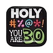 Bord 30 jaar Holy Bleep 18cm | 8 stuks Bord 30 jaar Holy Bleep 18cm | 8 stuks