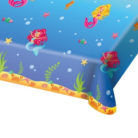 Folat Zeemeermin Party Tafelkleed 130x180cm | per stuk Folat Zeemeermin Party Tafelkleed 130x180cm | per stuk