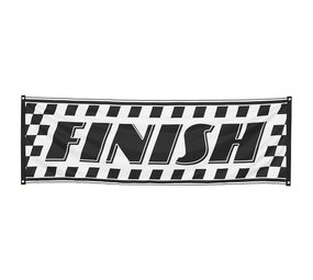 Boland Vlag - spandoek FINISH 74x220cm Boland Vlag - spandoek FINISH 74x220cm