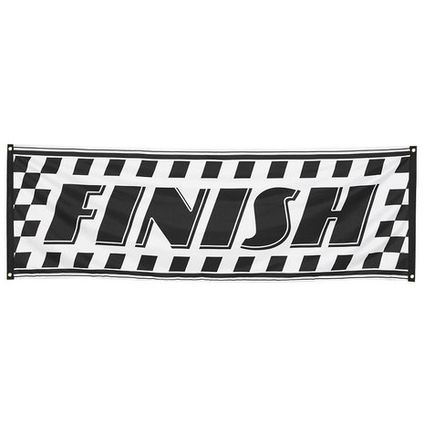 Boland Vlag - spandoek FINISH 74x220cm Boland Vlag - spandoek FINISH 74x220cm