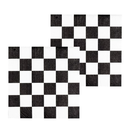Boland Serviettes de table Formule 1 33 x 33 cm | 20 pièces