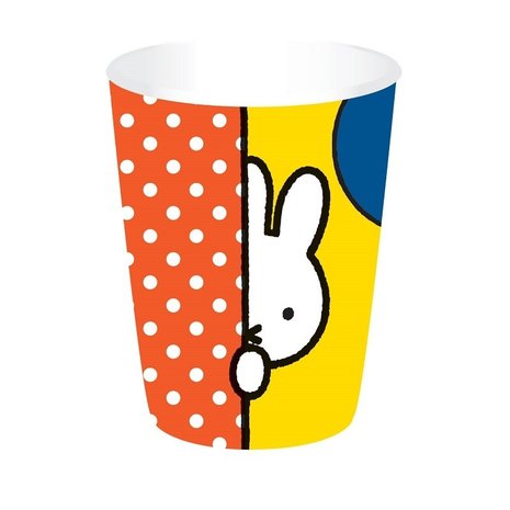 Haza - Witbaard Miffy "Party" Cups 250ml | 8 pieces