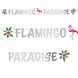 Riethmüller Letterslinger Flamingo Paradise 135x15cm | per stuk Riethmüller Letterslinger Flamingo Paradise 135x15cm | per stuk