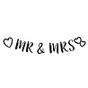 Letterslinger Mr & Mrs huwelijk Letterslinger Mr & Mrs huwelijk
