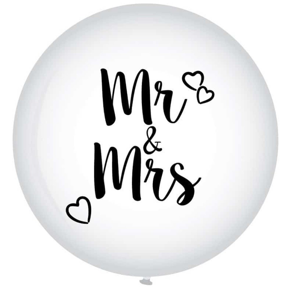 Ballon XL Mr & Mrs huwelijk Ballon XL Mr & Mrs huwelijk
