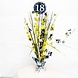 Riethmüller Décoration de table 18 ans Or scintillant 46 cm | à la pièce