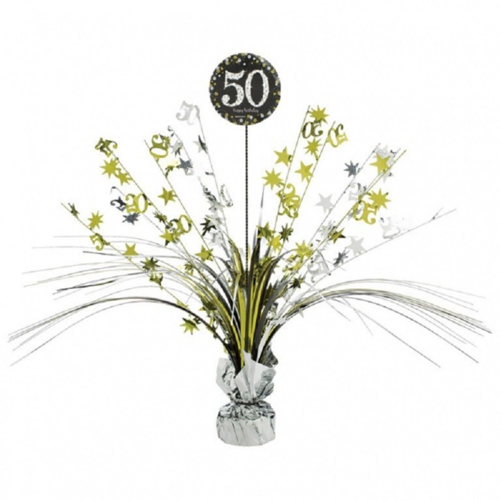 Riethmüller Tafeldecoratie 50 Jaar Sparkling Goud 46cm | per stuk
