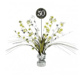 Riethmüller Table Decoration 50 Years Sparkling Gold 46cm | per piece
