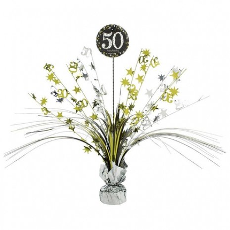 Riethmüller Décoration de table 50 ans Or scintillant 46 cm | à la pièce