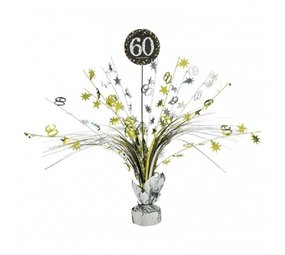 Riethmüller Décoration de table 60 ans Or scintillant 46 cm | à l'unité