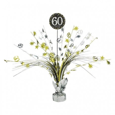 Riethmüller Tischdekoration „60 Jahre Glitzerndes Gold“ 46 cm | pro Stück