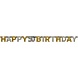 Riethmüller 50 Jahre Buchstabengirlande, funkelnd goldfarben, 213 x 16 cm | pro Stück