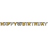 Riethmüller Guirlande de lettres 60 ans Or scintillant 213 x 16 cm | à l'unité Riethmüller Guirlande de lettres 60 ans Or scintillant 213 x 16 cm | à l'unité