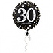 Anagram Heliumballon „30 Jahre Glitzergold“, leer, 45 cm | pro Stück