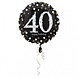 Anagram Heliumballon „40 Jahre“ – Funkelndes Gold, leer, 45 cm | pro Stück