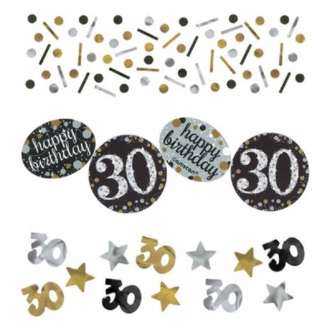 Riethmüller Confetti 30 jaar Sparkling Goud | 34 gram Riethmüller Confetti 30 jaar Sparkling Goud | 34 gram