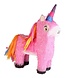 Pinata 3D Eenhoorn roze met gekleurde hoorn Pinata 3D Eenhoorn roze met gekleurde hoorn