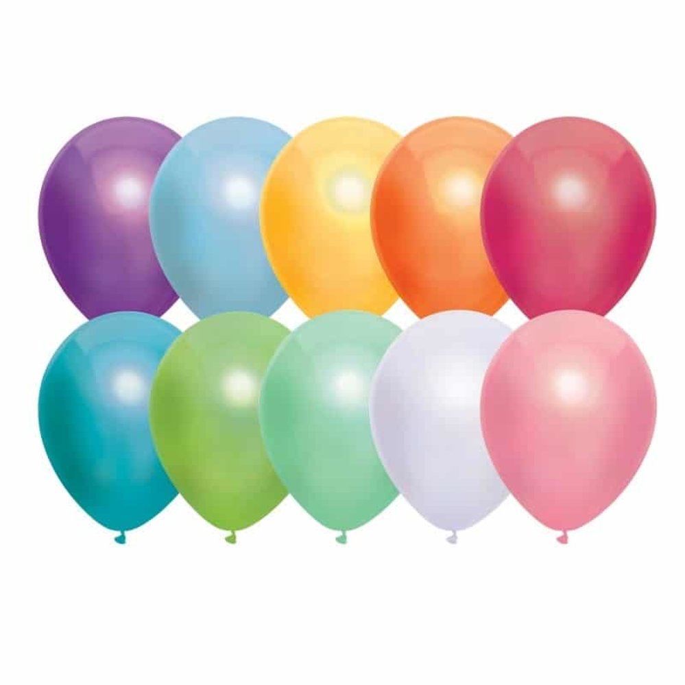 Ballon metallic kleuren 50 stuks Ballon metallic kleuren 50 stuks