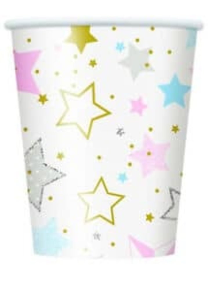 Unique Party Mug « Petite Étoile Scintillante » | 8 pièces