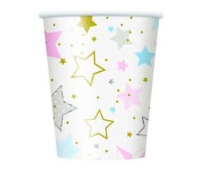 Unique Party „Funkel, kleiner Stern“-Becher | 8 Stück