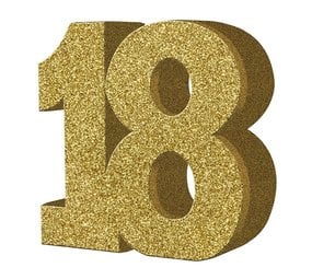 Tafel cijfer 18 goud| verjaardag | Tuf-Tuf.nl Tuf-Tuf Nederland